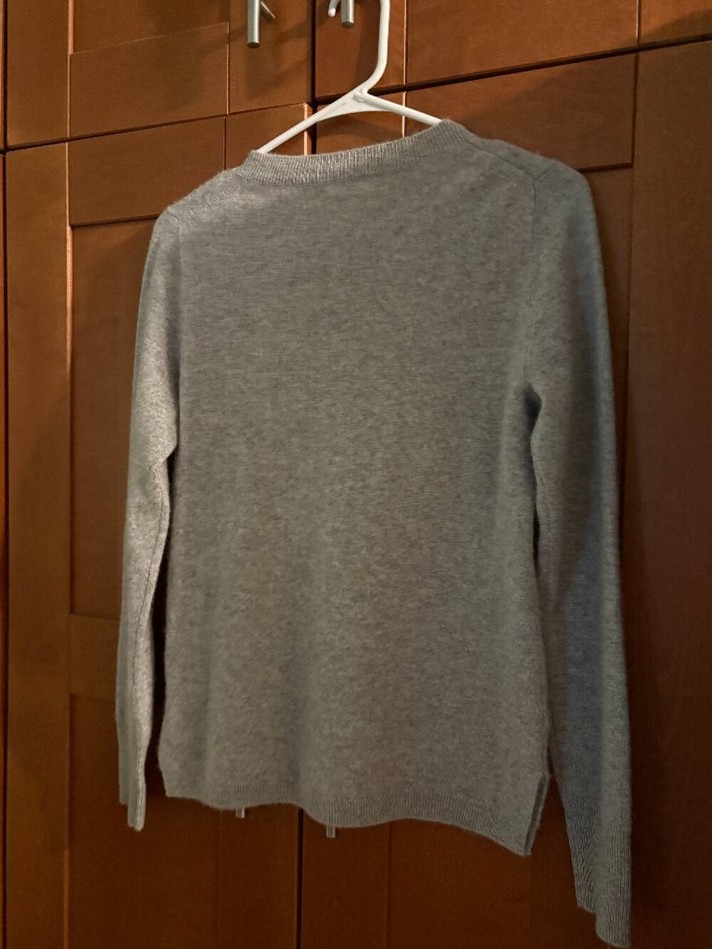J Crew Cashmere Slim Fit  Women's Sz S Crewneck Birch Pullover Sweater $138
